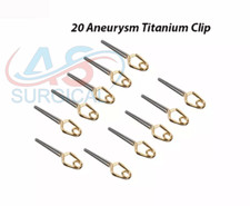 YASARGIL Aneurysm Clips neurosurgery surgical instruments 20 Pcs picture