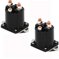 2Pcs 12V Solenoid Switch 1013609 for 1984-Up Club Car DS Precedent Gas Golf Cart picture