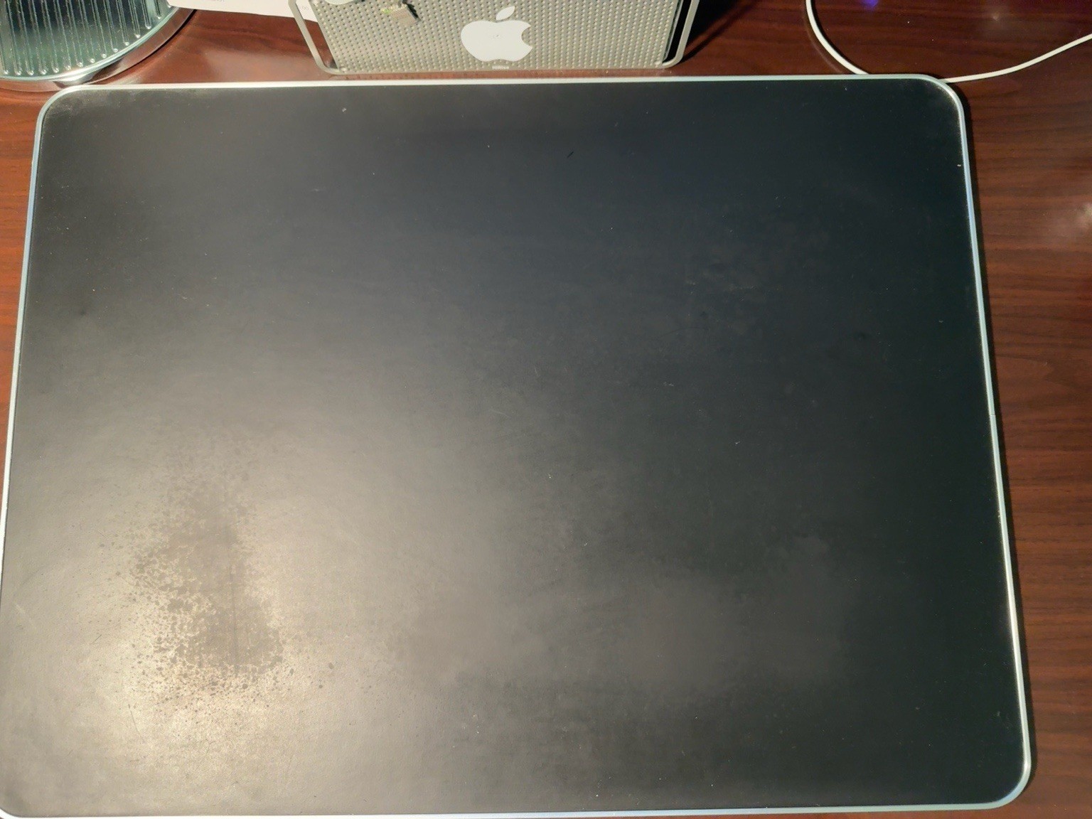 Vintage Smith Metal Arts 24” x 18” Executive Desk Pad Black Metal MCM Buffalo NY