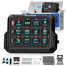 MICTUNING Wireless Switch Panel Toggle Momentary Auxiliary Circuit Relay Control picture