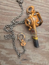 Harrington Kito LB008 10 Ft Lift Length 1500 Lb Lifting Cap Lever Chain Hoist picture