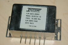 Isotemp 10 MHz Ovenized 10 MHz Oscillator  OCXO 134-10 12 VDC Sine Wave Output picture