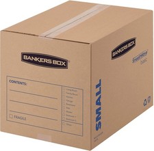 15 Pack Small Moving Box, 16.5-in x 12.25-in x 12.675-in, Pre-Printed for Labeli picture
