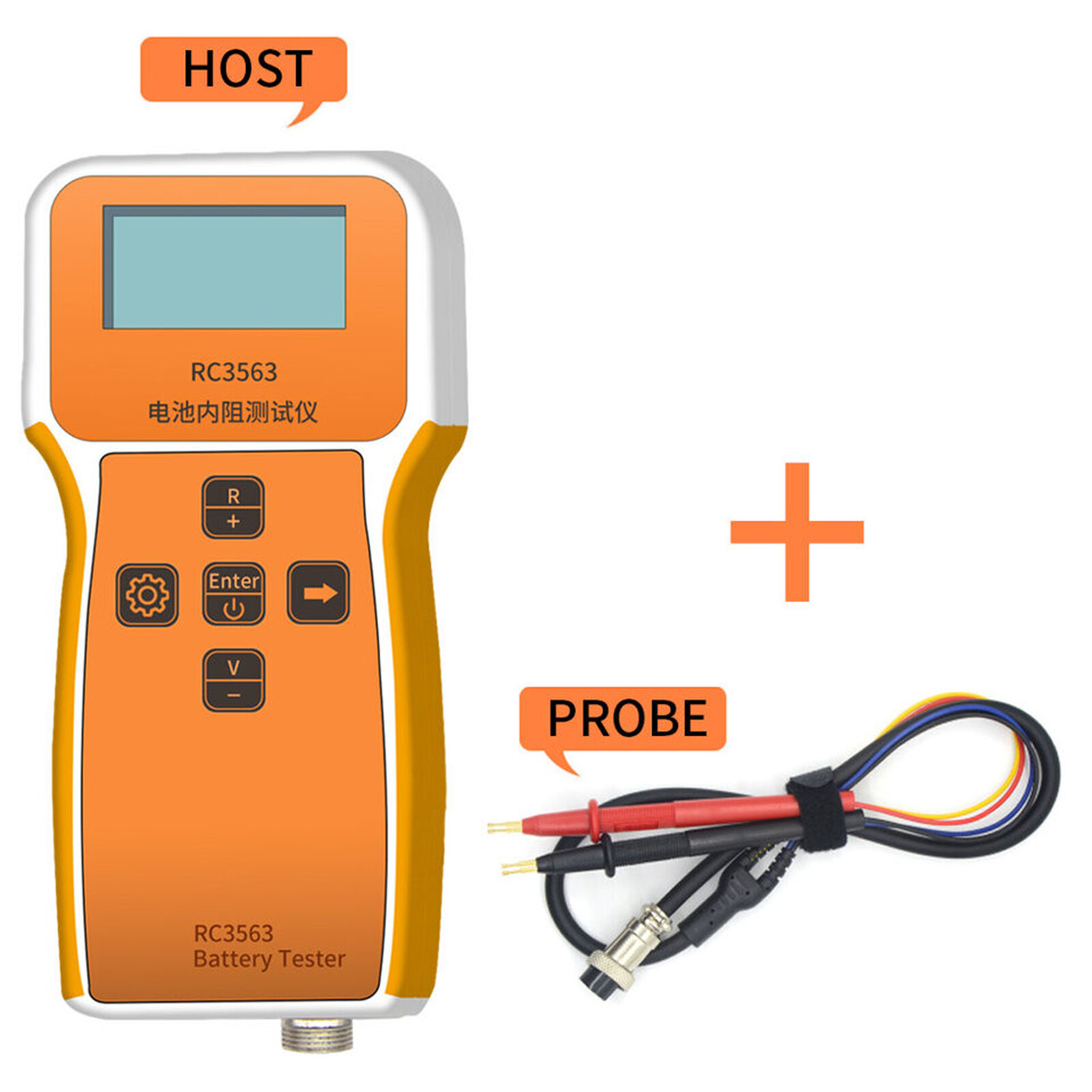 RC3563 Battery Voltage Meter Internal Resistance Voltage Tester Detector RC3563 Battery Voltage Meter Internal Resistance Voltage Tester Detector