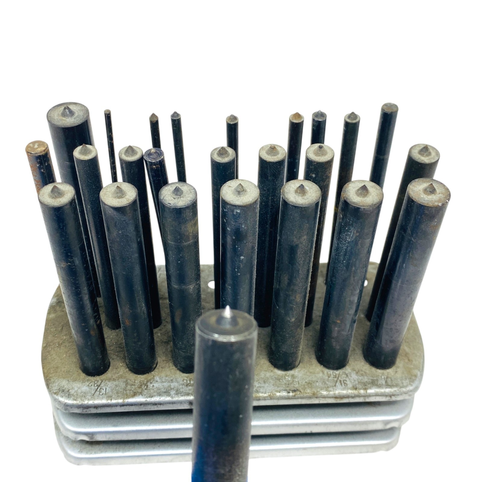 SPI Swiss Precision Instruments Transfer Punch Set 28 Pc Fractional with Stand SPI Swiss Precision Instruments Transfer Punch Set 28 Pc Fractional with Stand