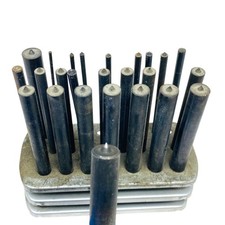 SPI Swiss Precision Instruments Transfer Punch Set 28 Pc Fractional with Stand picture