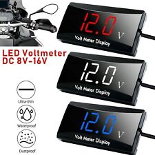 12V Digital LED Display Voltmeter Voltage Gauge Panel Meter Car Motorcycle  picture