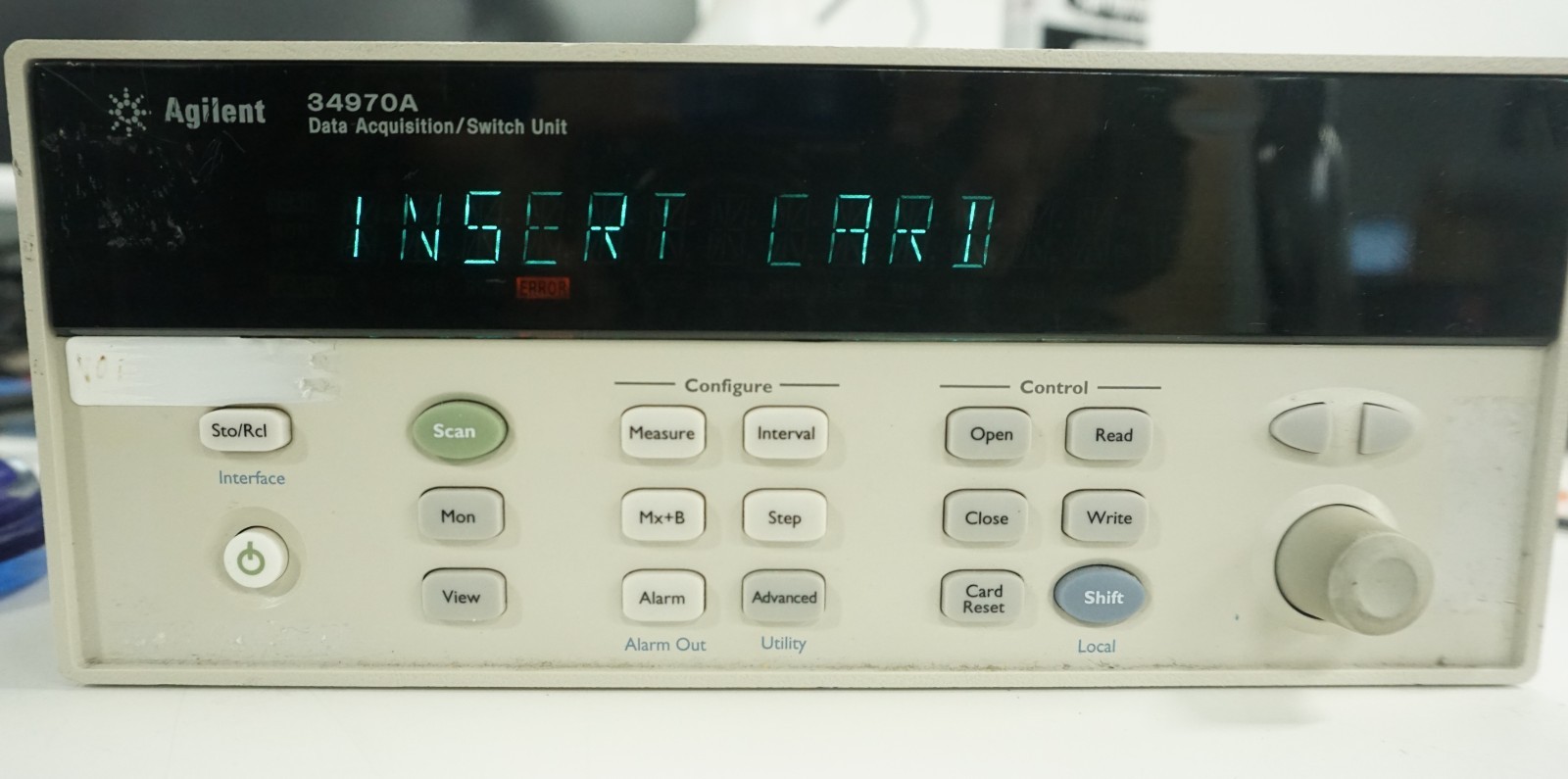 Vintage Agilent 34970A Data Acquisition / Switch Unit Vintage Agilent 34970A Data Acquisition / Switch Unit