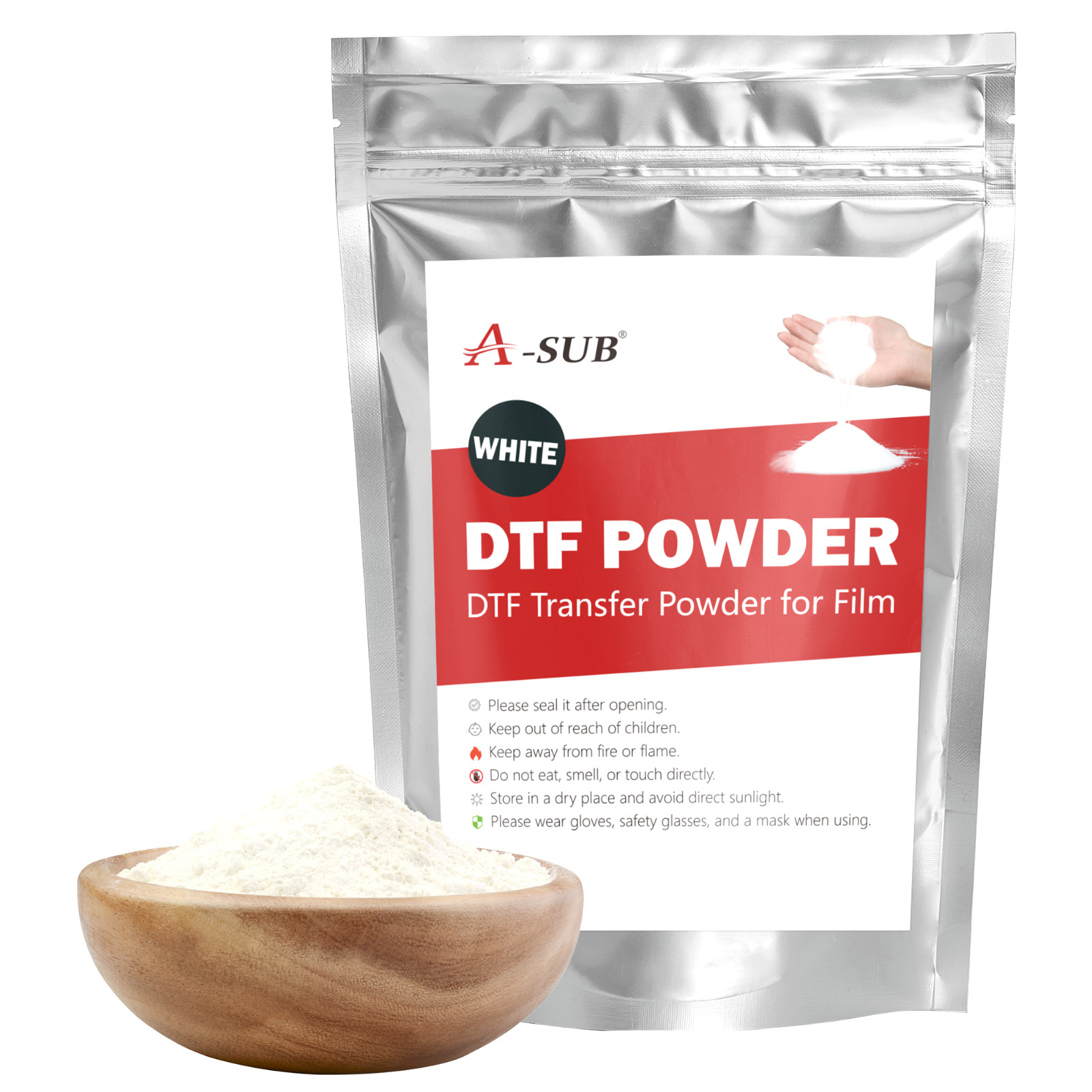 4.4lb A-SUB DTF Powder for Sublimation Transfer White Adhesive Hot Melt Powder 4.4lb A-SUB DTF Powder for Sublimation Transfer White Adhesive Hot Melt Powder
