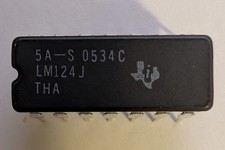 Lot of 19 Texas Instruments LM124J Quad Op-Amp 14-Pin Ceramic DIP Military NOS picture