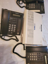 Panasonic KX-TA824 Phone System Control Unit w/ 3 KX-T7731 Phones picture
