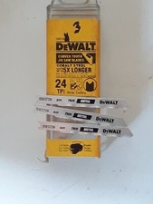 dewalt dw3726 pk of 3 ea 3-Inch 24 TPI Cobalt Alloy Steel U-Shank Jig Saw Bl picture
