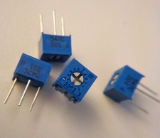 50pcs 50x Bourns 3362P 1kOhm 1k ohm 1/2w Trim Potentiometers Cermet 3362P-1-102 picture