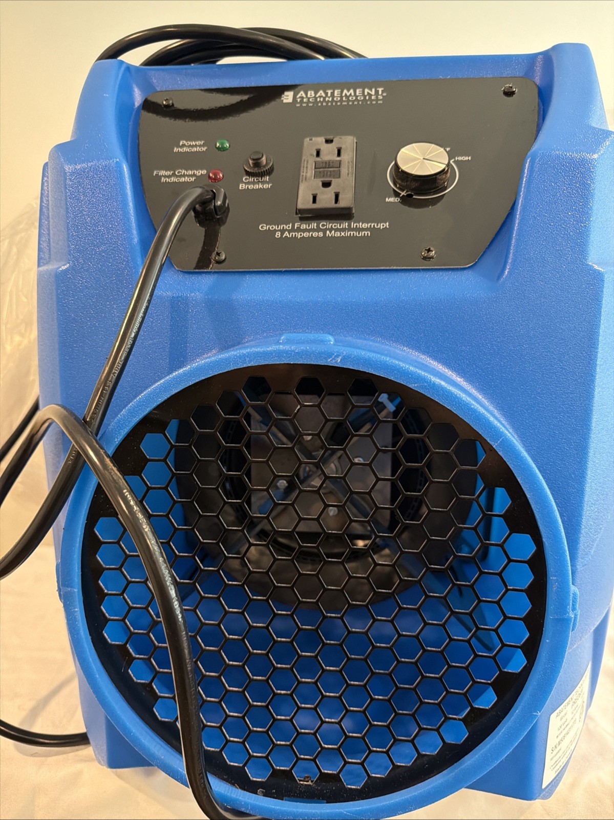 New - Abatement PRED600 Portable Air Scrubber Mini Predator - 600 HEPA