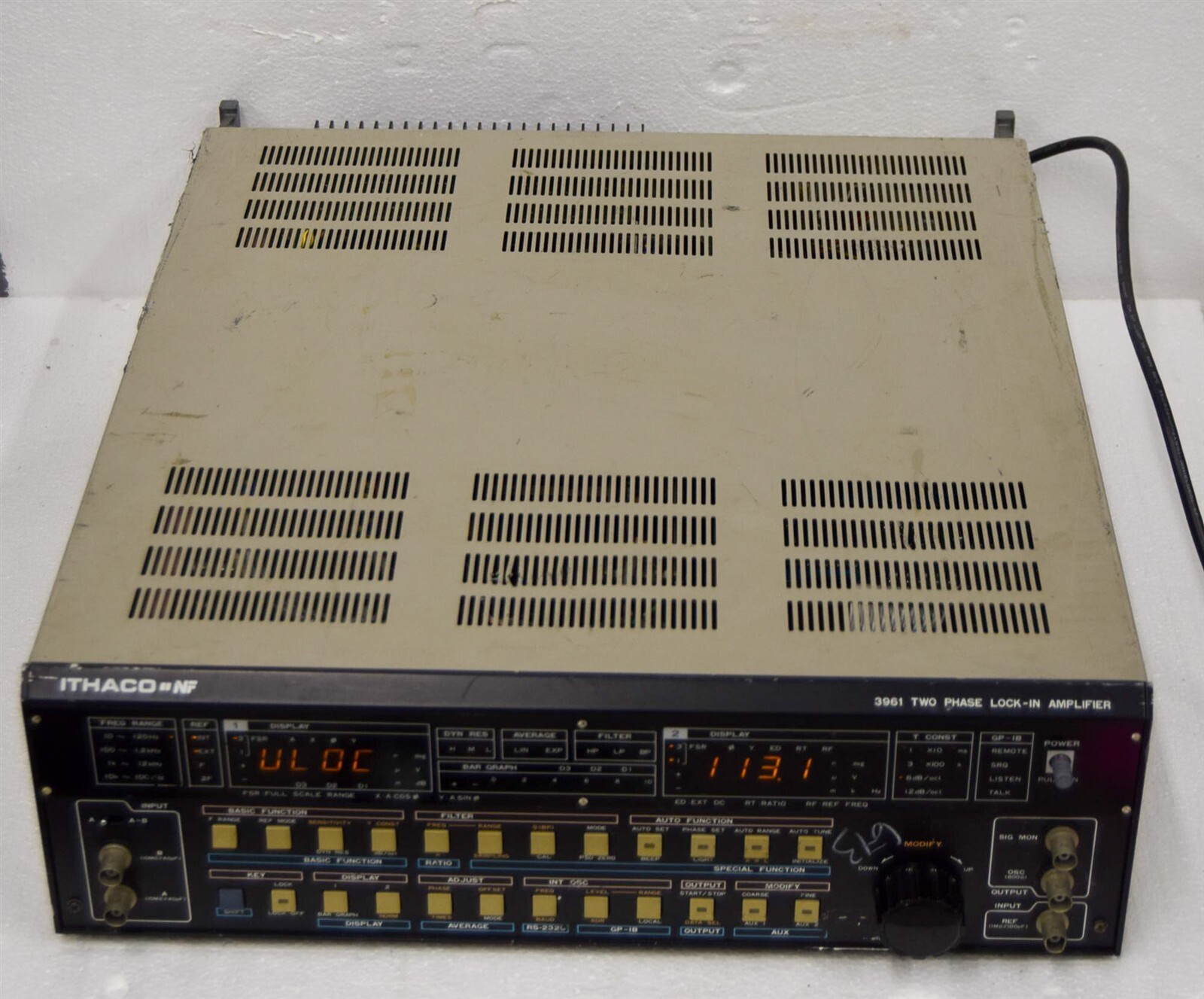 ITHACO NF 3961 Two Phase Lock-In Amplifier (S26-0) ITHACO NF 3961 Two Phase Lock-In Amplifier (S26-0)