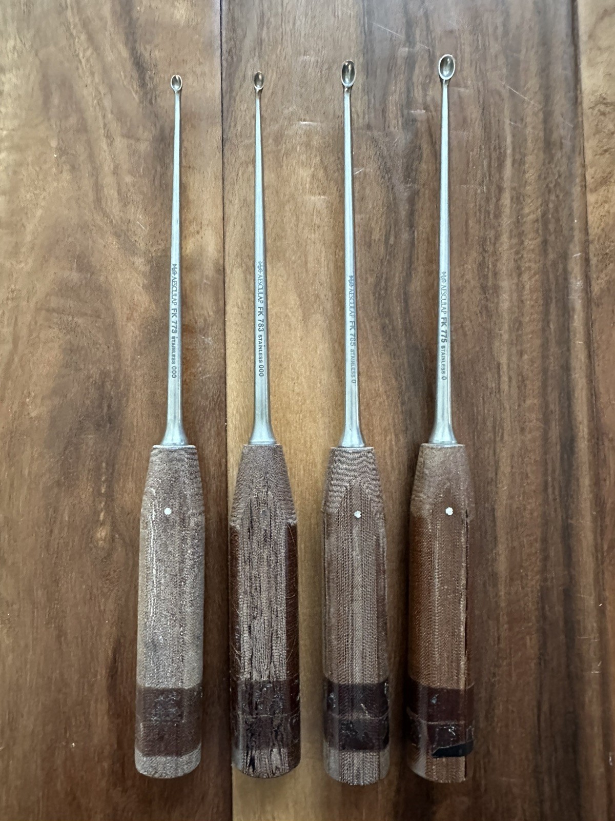 Aesculap FK773, FK783, FK785, and FK775 Caspar Bone Curettes Aesculap FK773, FK783, FK785, and FK775 Caspar Bone Curettes