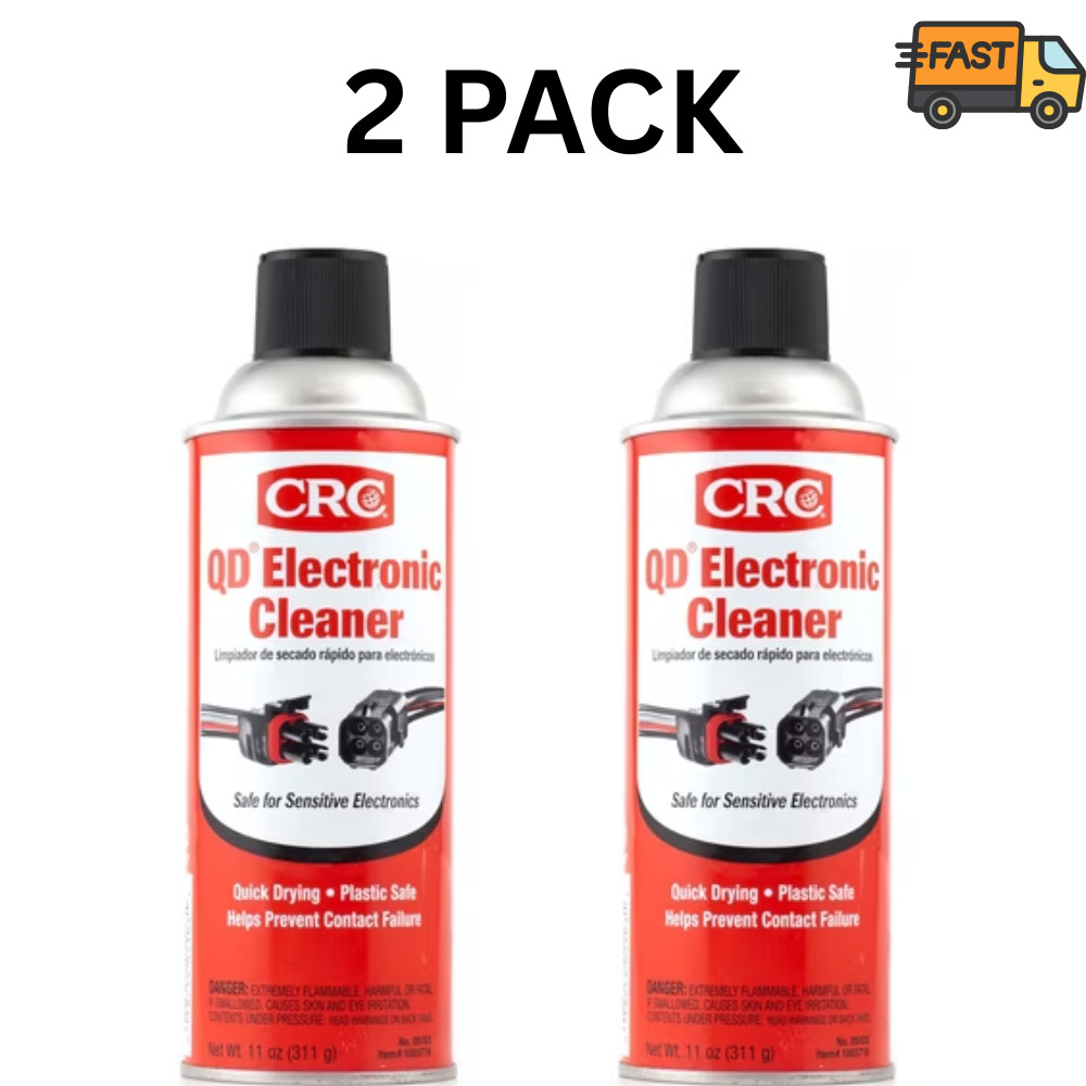 CRC QD Electronic Contact Cleaner Spray Quick Drying 11 oz 2 Pack CRC QD Electronic Contact Cleaner Spray Quick Drying 11 oz 2 Pack