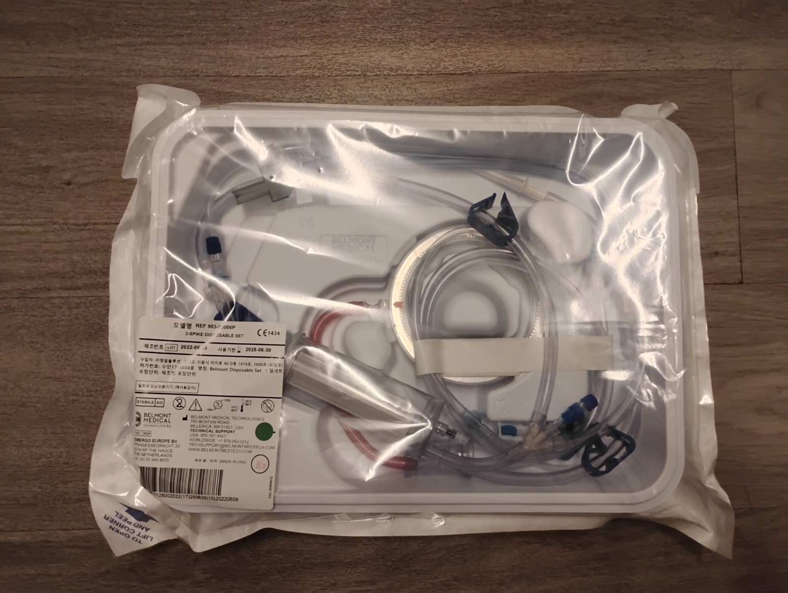 Case Of 12 Belmont 903-00006P 3-Spike Disposable Set – Sealed -Expired Case Of 12 Belmont 903-00006P 3-Spike Disposable Set – Sealed -Expired