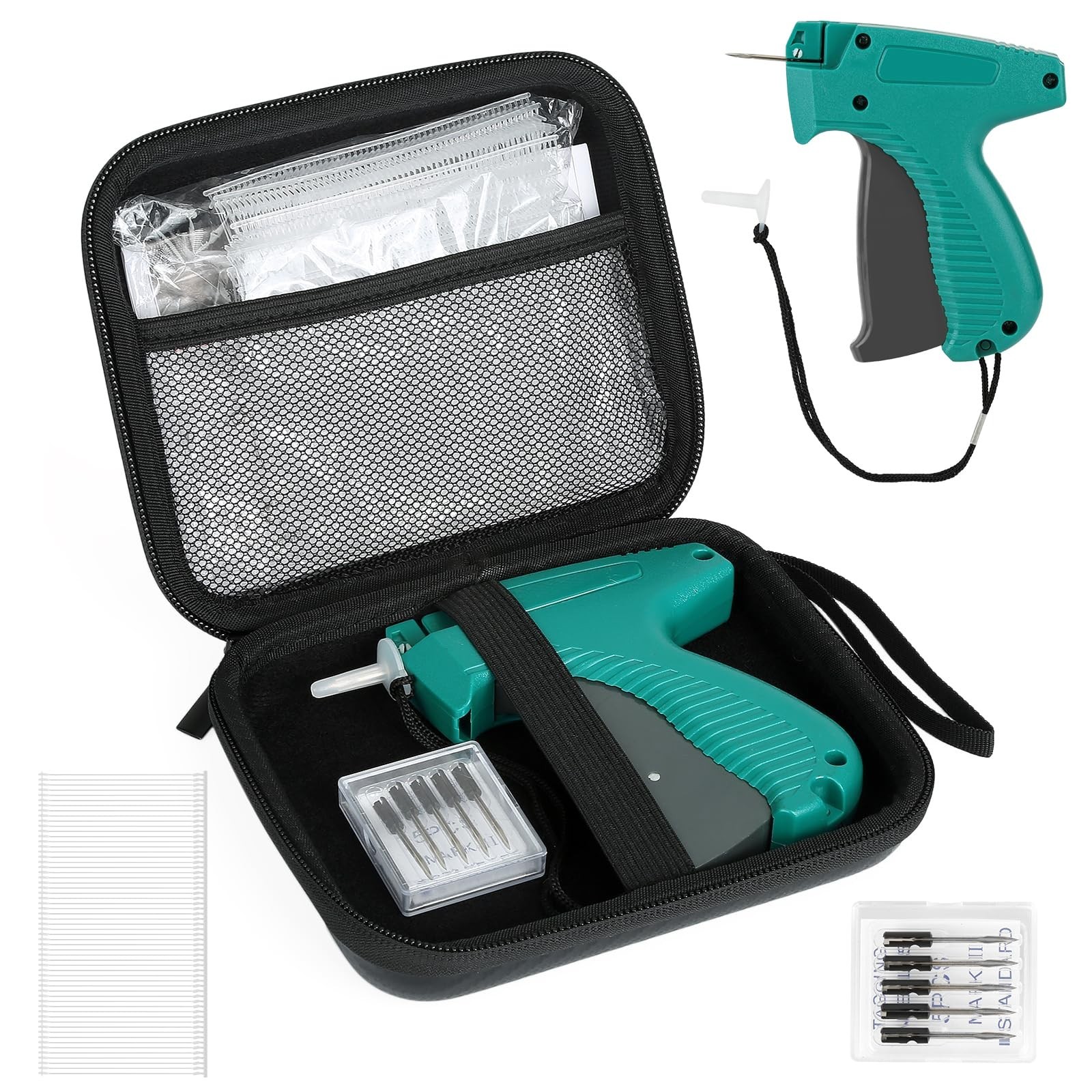 Tagging Gun for Clothing with Case, Standard Retail Price Tag Attacher Gun Kit Tagging Gun for Clothing with Case, Standard Retail Price Tag Attacher Gun Kit