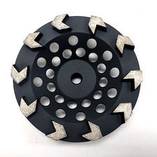 4PK 7” Arrow Segment Pro Diamond Grinding Cup Wheel- PREMIUM QUALITY picture