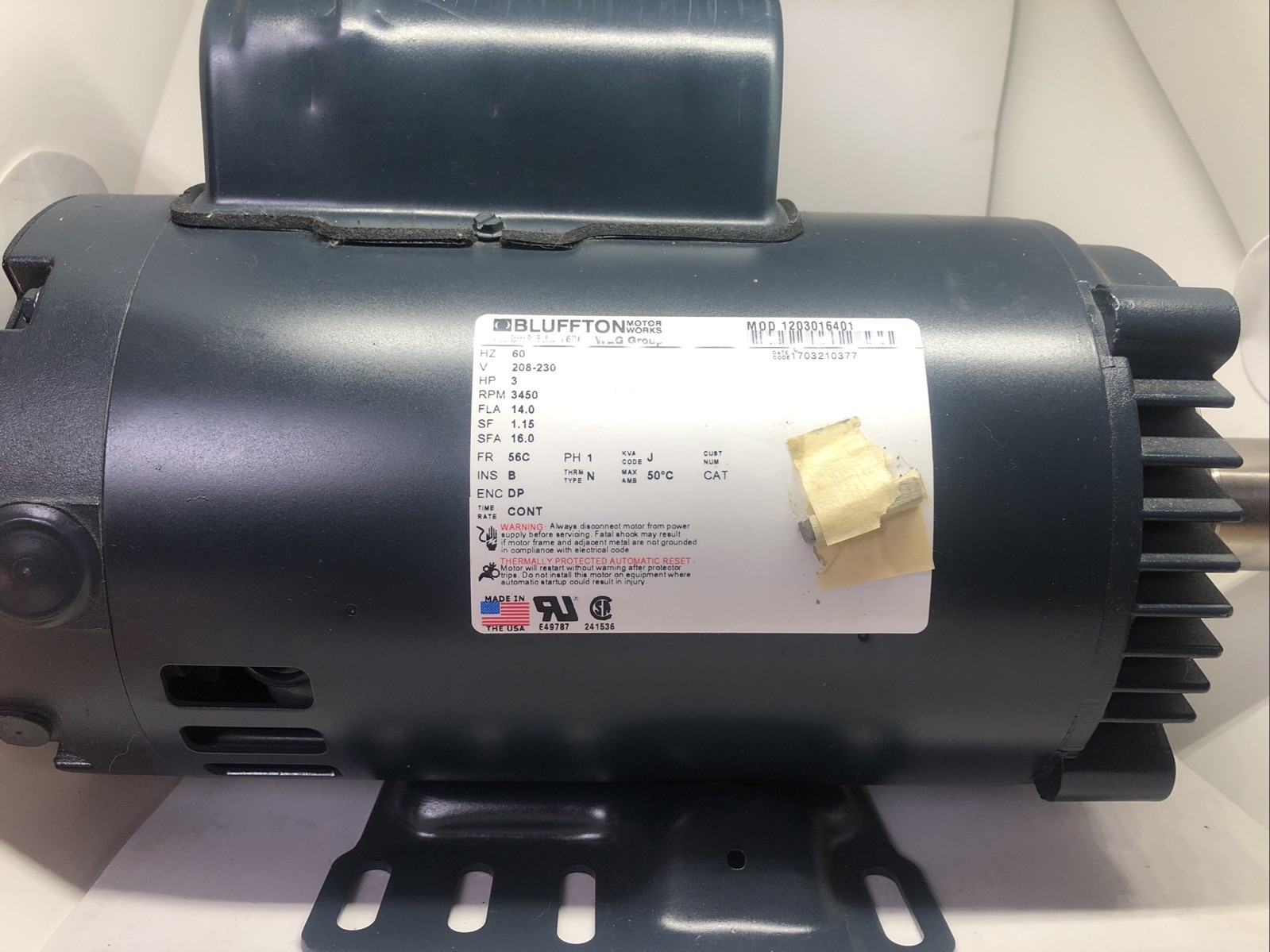 AMERICAN DISH SERVICE 291-1006 Motor Conveyor Wash 17.5 AMERICAN DISH SERVICE 291-1006 Motor Conveyor Wash 17.5