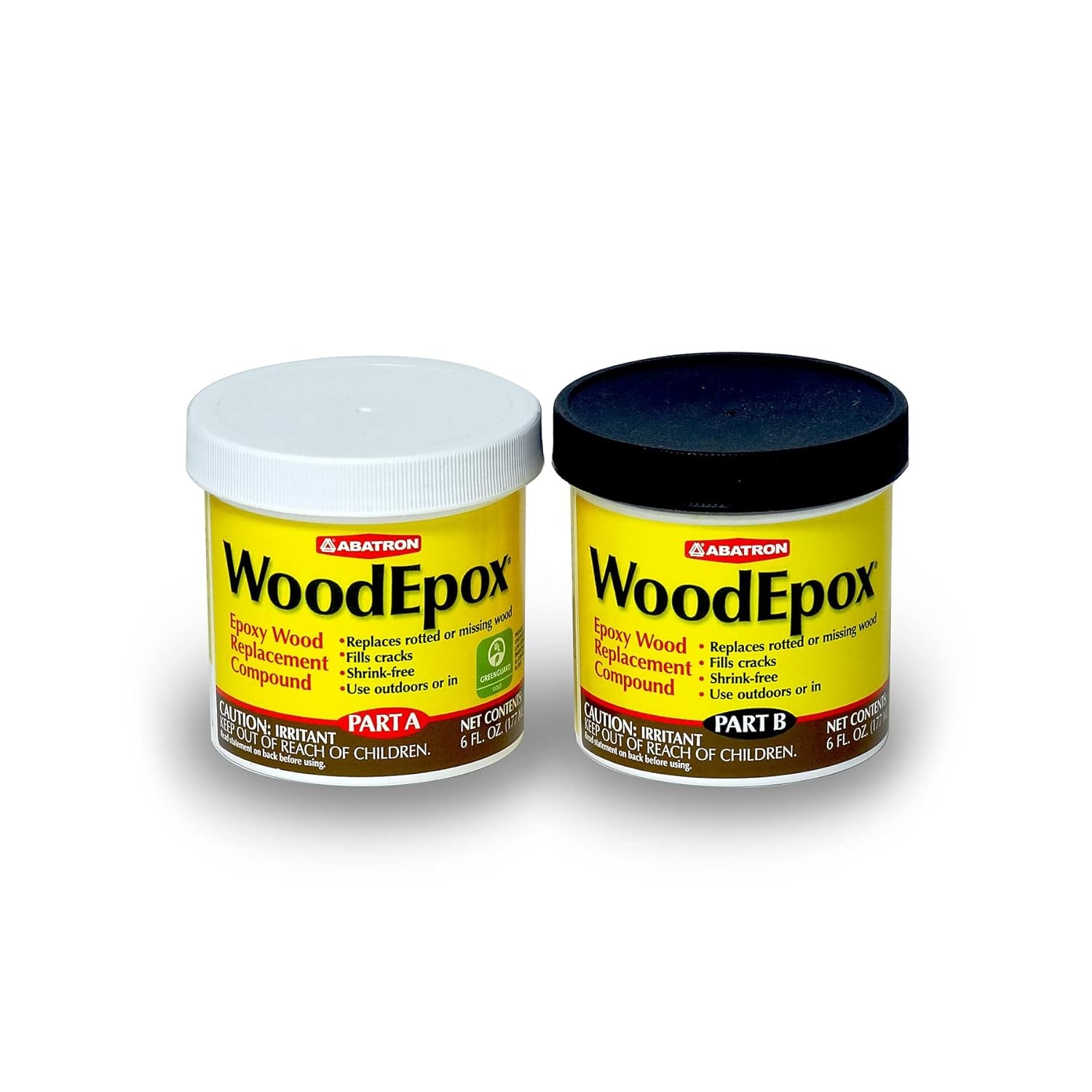WoodEpox Kit - 12 oz - 2-Part Structural Epoxy Adhesive Filler - Wood Putty WoodEpox Kit - 12 oz - 2-Part Structural Epoxy Adhesive Filler - Wood Putty