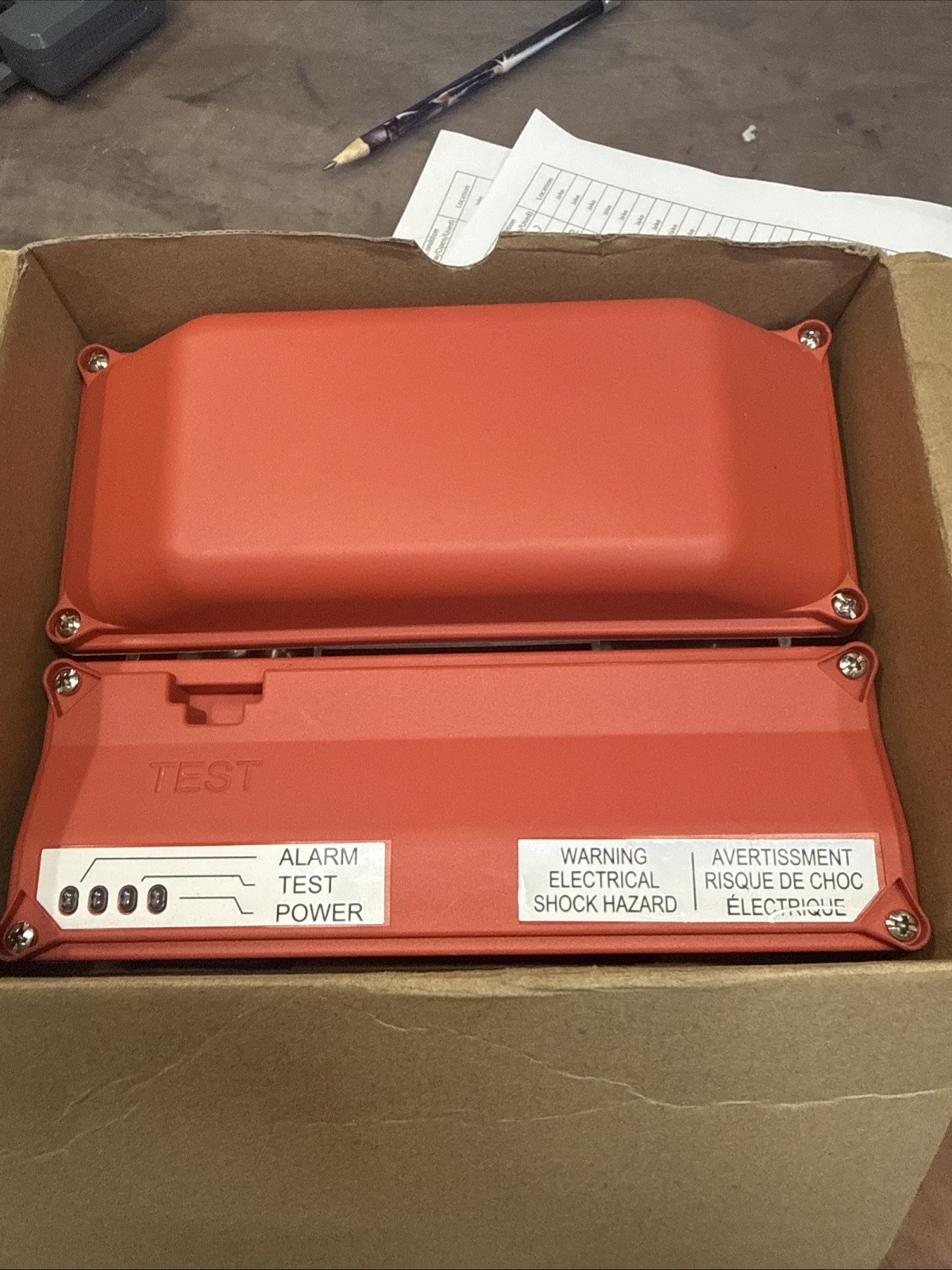 EST Edwards SIGA-DDOS Fire Alarm Optical Duct Smoke Detector (001) EST Edwards SIGA-DDOS Fire Alarm Optical Duct Smoke Detector (001)