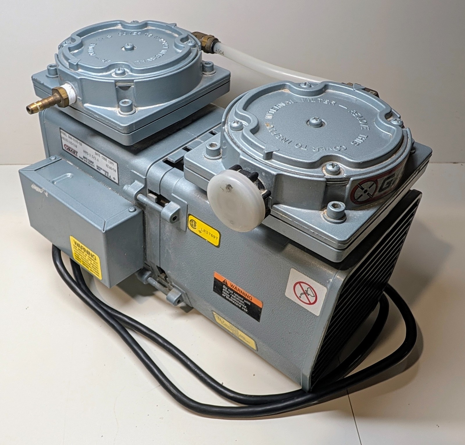 GAST Diaphragm Vacuum Pump for Porcelain Furnace Dental Lab Model DAA-V155-EB GAST Diaphragm Vacuum Pump for Porcelain Furnace Dental Lab Model DAA-V155-EB