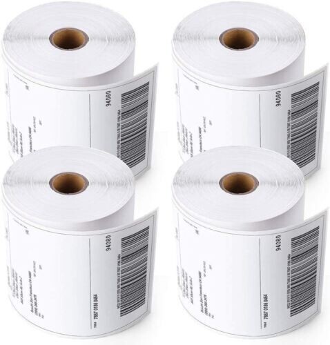 4 Rolls 4x6 Direct Thermal Shipping Labels - 250 per roll - 1000 labels 4 Rolls 4x6 Direct Thermal Shipping Labels - 250 per roll - 1000 labels