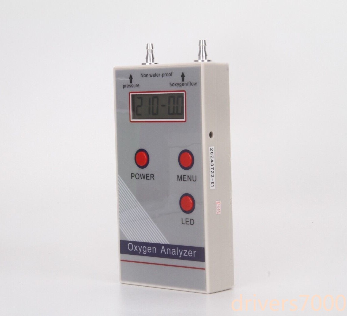 Ultrasonic Oxygen Analyzer O2 Concentration Purity Tester LCD Backlit Display Ultrasonic Oxygen Analyzer O2 Concentration Purity Tester LCD Backlit Display