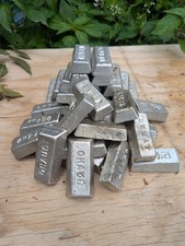 5 Lbs. Pewter Ingots for Casting Hand Poured From Scrap Pewter Items - Repour picture