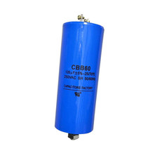 250VAC 120Uf Run Capacitor CBB60 250V AC 120MFD 120 Uf MFD, 50X123Mm Blue picture