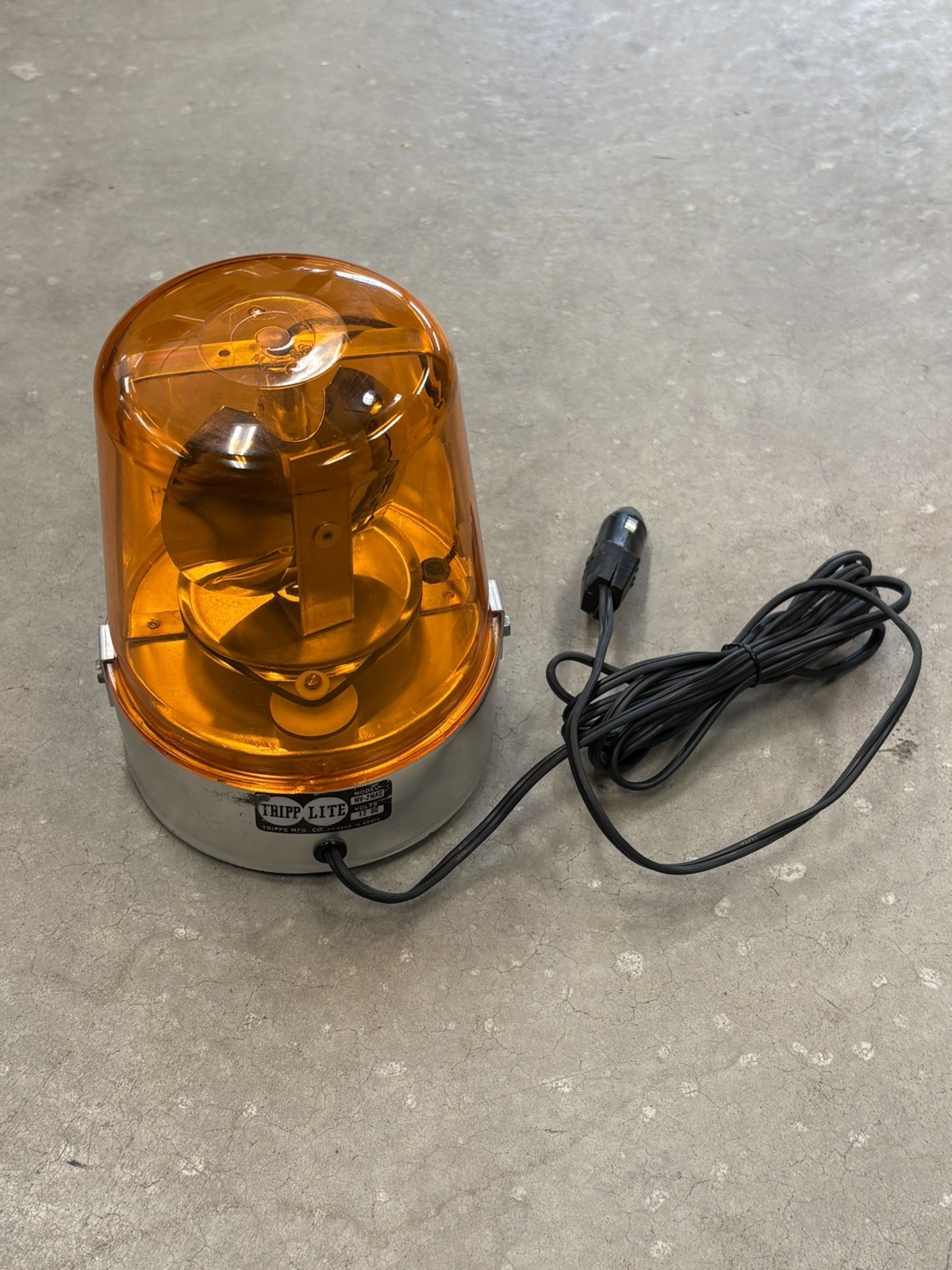 Vintage NEW OLD STOCK Tripp-Lite STROBE LIGHT Safety AMBER FLASHING BEACON 12V Vintage NEW OLD STOCK Tripp-Lite STROBE LIGHT Safety AMBER FLASHING BEACON 12V