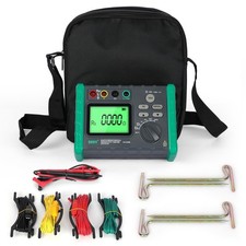 Ground Resistance Tester 2/3/4 Wire 0.03Ω-2000Ω Earth Ground Meter AC/DC Voltage picture