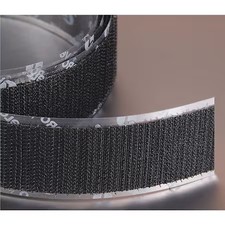 Velcro Brand 158753 Reclosable Fastener, Acrylic Adhesive, 75 Ft, 6 In W, Black picture