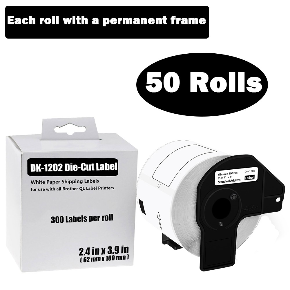 62mmx100mm 50ROLLS Shipping Label 2-3/7 62mmx100mm 50ROLLS Shipping Label 2-3/7