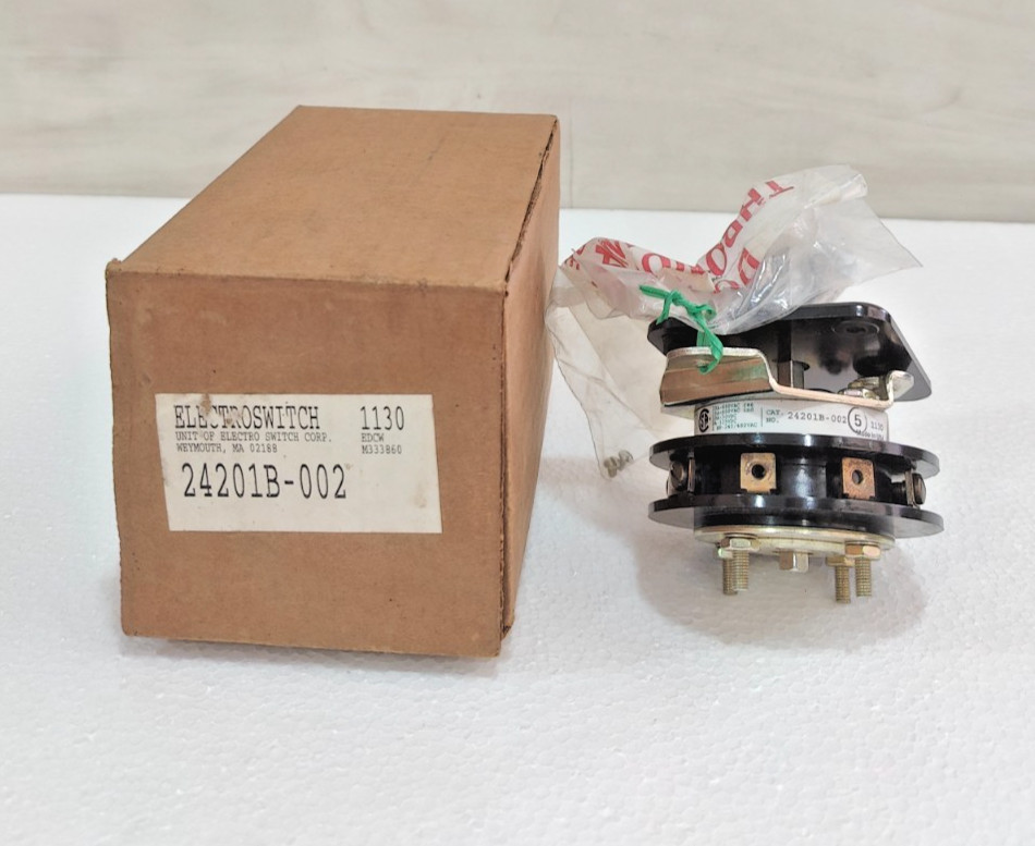 *NEW IN BOX* Electroswitch Rotary Switch Series 24 24201B-002 *NEW IN BOX* Electroswitch Rotary Switch Series 24 24201B-002