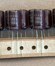 4x NCC 100uf 160v Radial Electrolytic Capacitors 160v100uf /Replacing 100v JAPAN picture