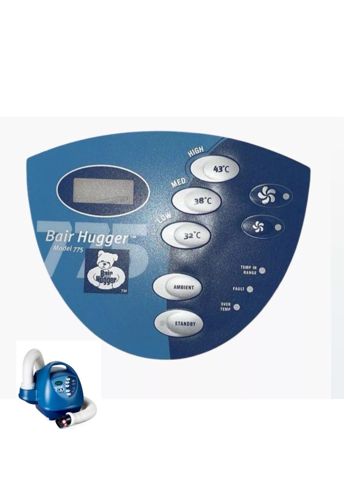 3M Bair Hugger 775 Patient warmer Replacement Keypad Overlay New 1 Yr Warranty 3M Bair Hugger 775 Patient warmer Replacement Keypad Overlay New 1 Yr Warranty