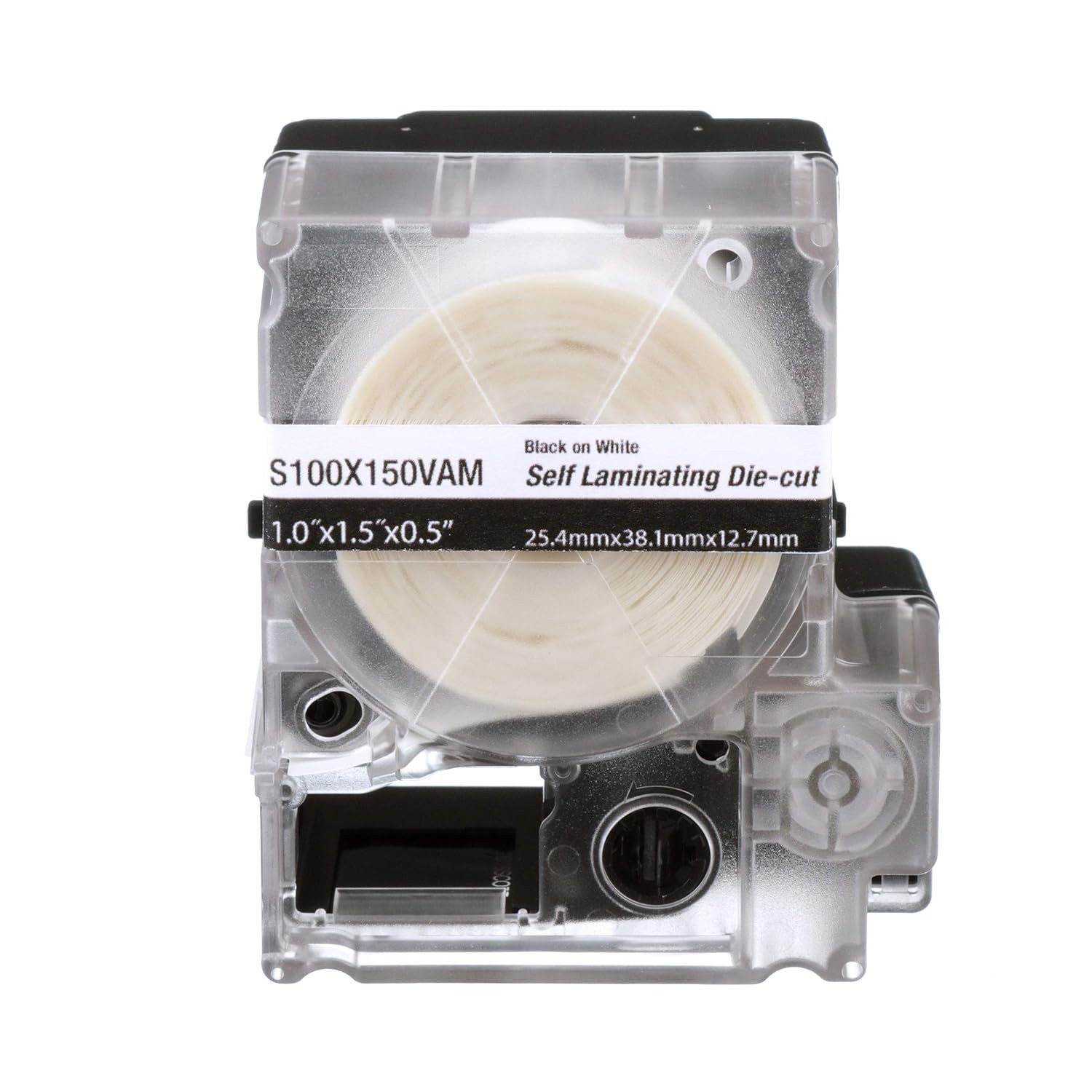 MP Cassette, Self-Laminating Label, Vinyl, 1.00 MP Cassette, Self-Laminating Label, Vinyl, 1.00