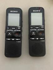 Lot (2) Sony ICD-PX312 Digital Flash Voice Recorder 2GB Black MP3 LCD  picture