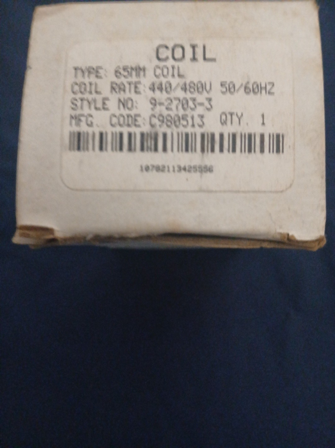 EATON CUTLER HAMMER COIL STYLE NO. 440/480 VOLT  9-2703-3    TYPE 65 MM COIL