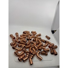 Viega ProPress 3/4 Copper Fittings Lot 47pc 90 45 Elbows Couplings NSF-61-372 picture