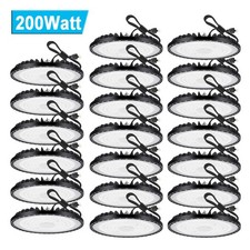 20 Pcs UFO LED High Bay Light 200W Industrial Commercial Factory Shop Gym Light picture
