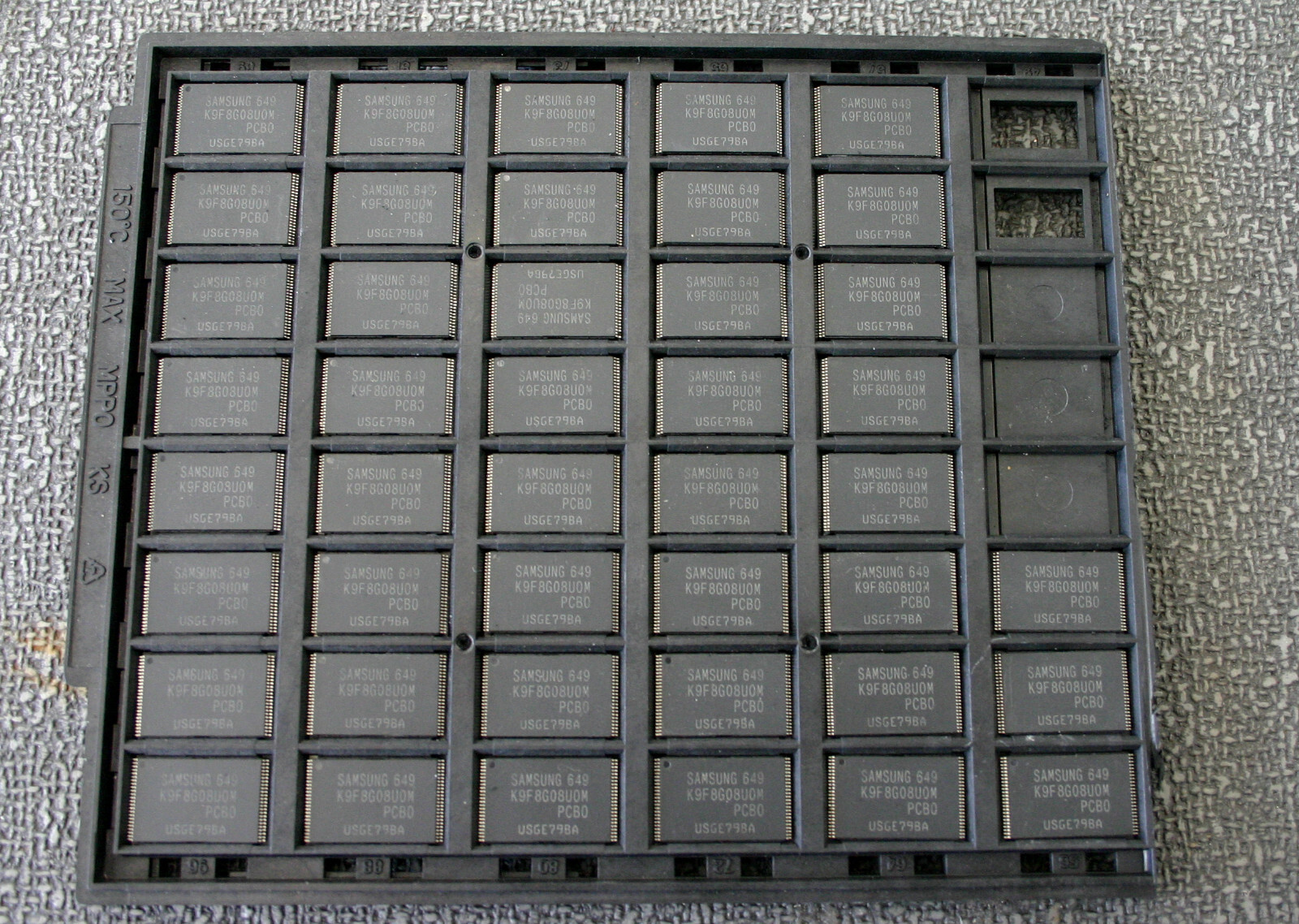 43 Pieces Samsung K9F8G08U0M-PCB0 Nand Flash Memory TSSOP48 NOS US Seller