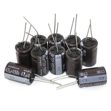 10Pcs 450V 47uF Radial Electrolytic Capacitors Volume 47uF450V 18x25 mm picture