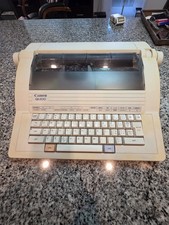 Vintage Canon QS200 Electric Typewriter TESTED WORKING  Video in gallery. picture