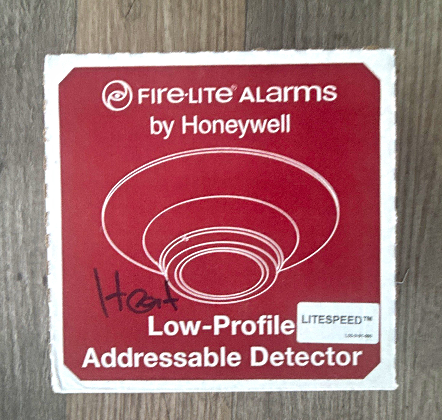 Fire-Lite Alarms by Honeywell SD365 Low-Profile Addressable Heat Detector White