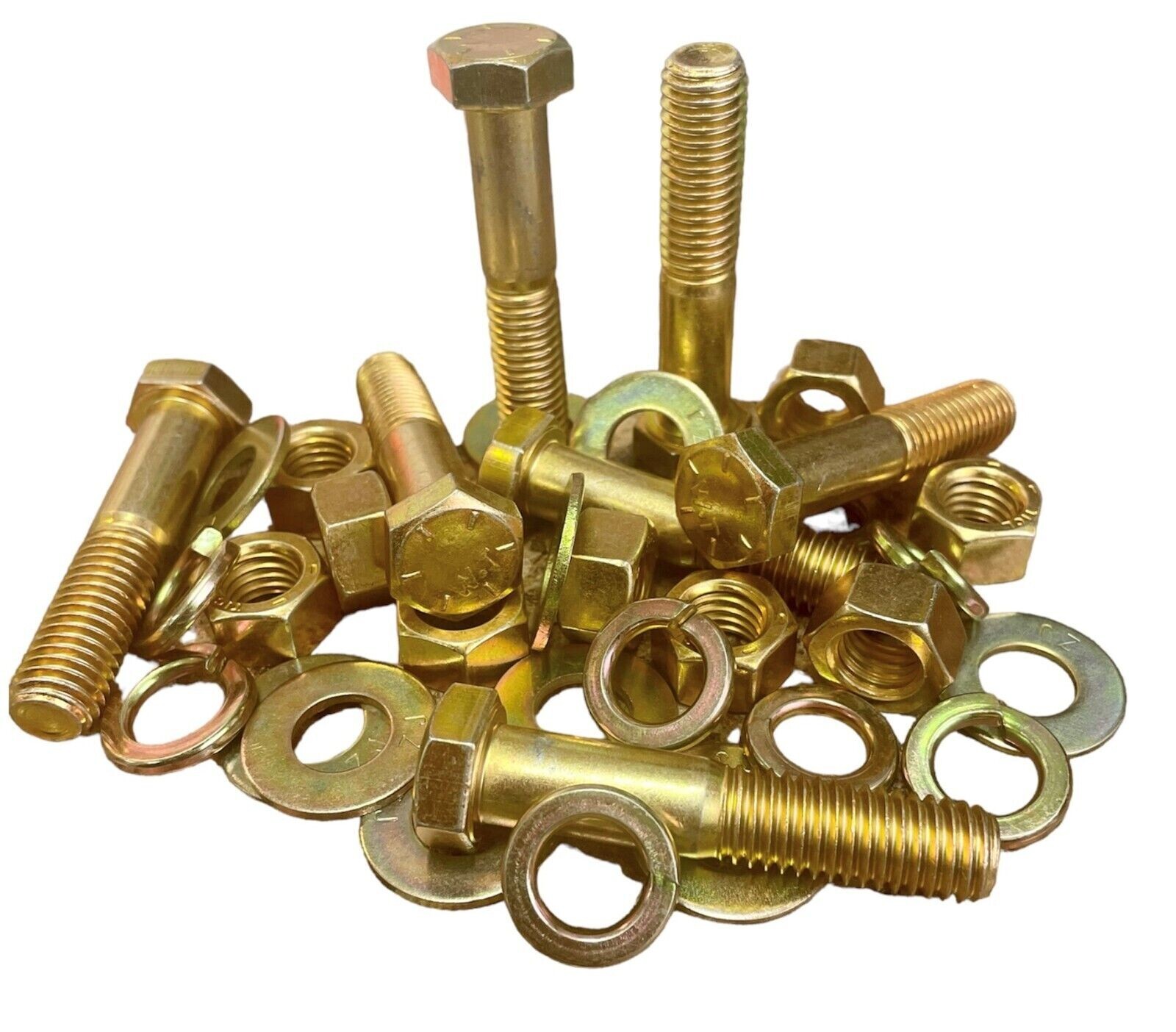 2,510 Piece Grade 8 Coarse Thread Nut Bolt & Washer Assortment Kit, Bolt Nut Kit