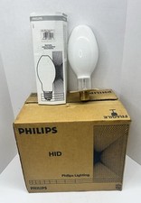 NOS Philips HID 6 Pack 400W Bulbs ED-37 Mogul Metal Halide Phos. Coated picture